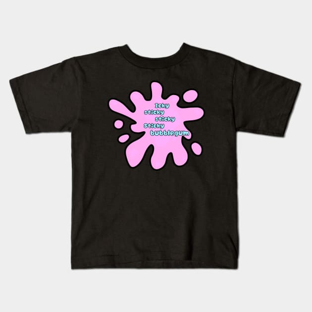 Icky sticky bubblegum Kids T-Shirt by Creative Madness